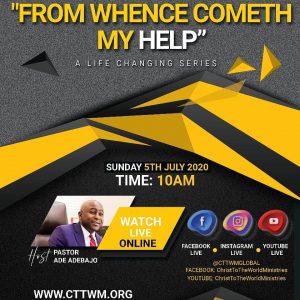 FROM WHENCE COMETH MY HELP FROM WHENCE COMETH MY HELP