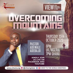 V.I.E.W. OVERCOMING MOUNTAINS V.I.E.W. OVERCOMING MOUNTAINS