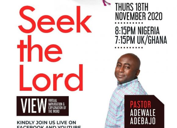 V.I.E.W SEEK THE LORD V.I.E.W SEEK THE LORD