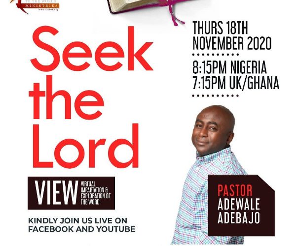 V.I.E.W SEEK THE LORD