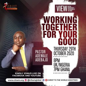 V.I.E.W. ITS WORKING FOR YOUR GOOD V.I.E.W. ITS WORKING FOR YOUR GOOD