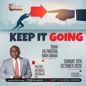 “KEEP IT GOIN” SUNDAY SERVICE “KEEP IT GOIN” SUNDAY SERVICE