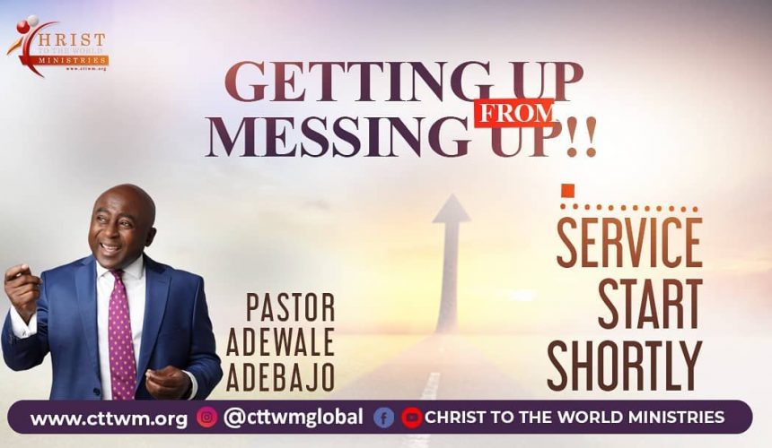 GETTING UP FROM MESSING